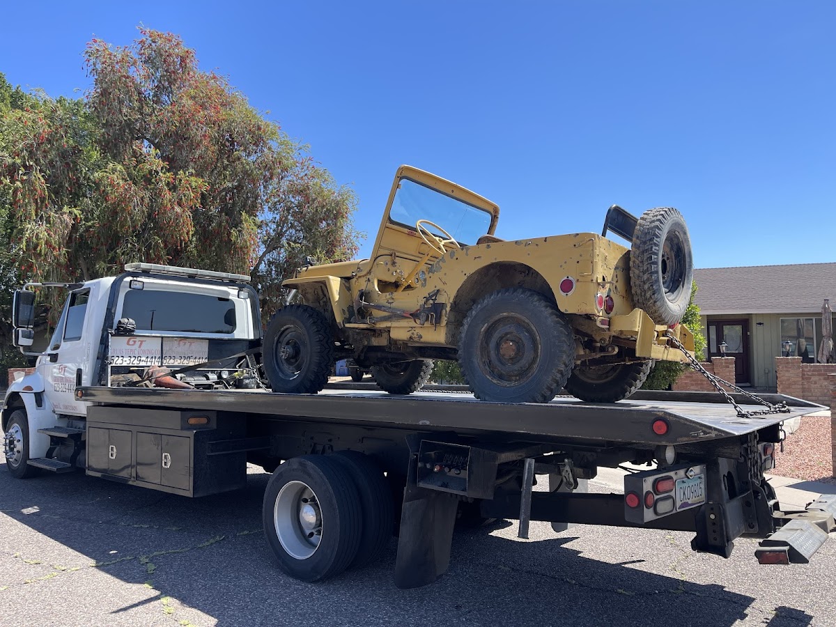 Gruas Tepic Towing truck in action